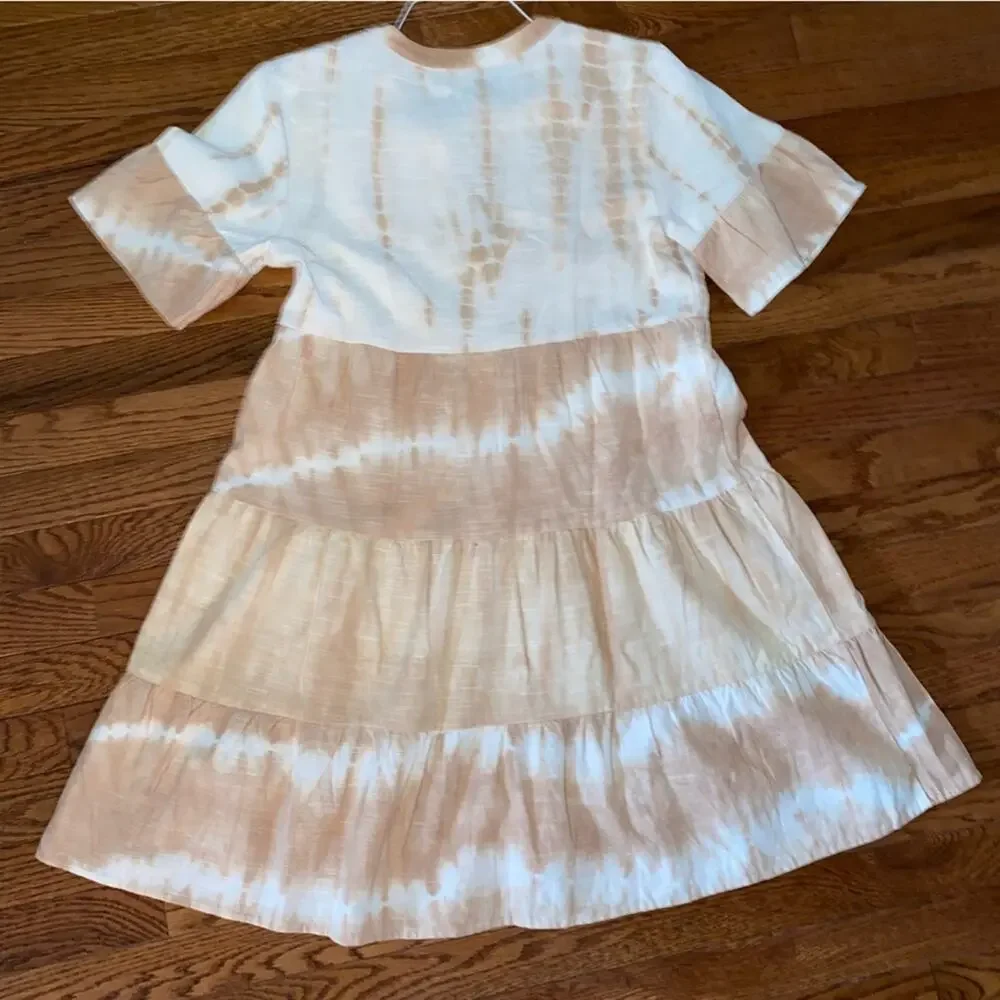FAHERTY BRAND $278 Vida Dress Maple Sugar Womens Small EUC